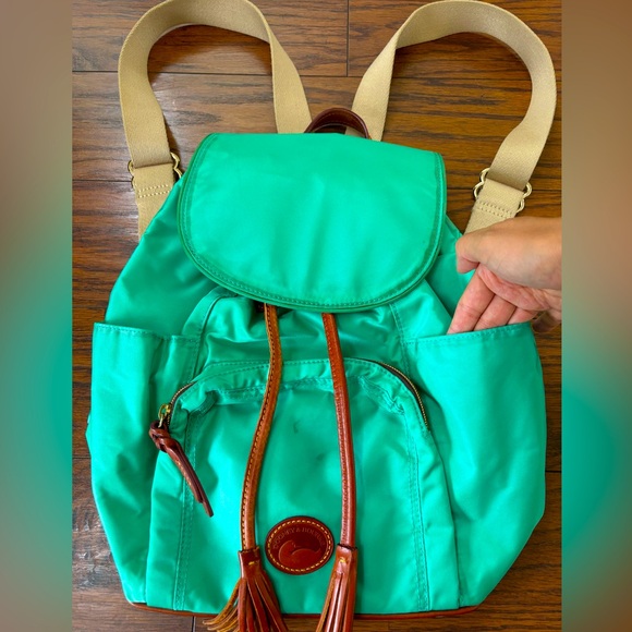Dooney and Bourke Nylon Backpack Light Green - Picture 13 of 16